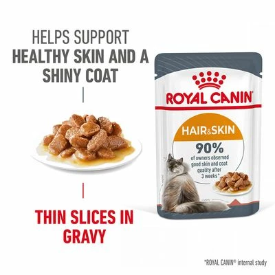 Royal Canin Hair & Skin Care In Gravy 3 Royal Canin Hair & Skin Care In Gravy
