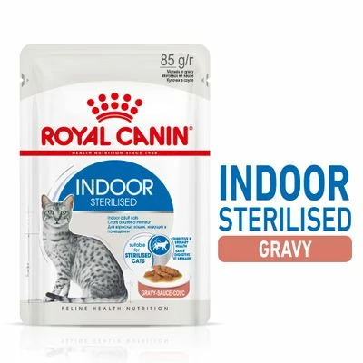 Royal Canin Indoor Sterilised In Gravy 3 Royal Canin Indoor Sterilised In Gravy