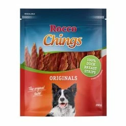 Rocco Chings Originals Mixed Trial Pack -Zooplus Sales Shop rocco chings original duckbreaststrips 250g 1000x1000 7