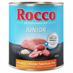 Rocco Junior 6 X 800g -Zooplus Sales Shop rocco junior poultry 800g 1000x1000 2