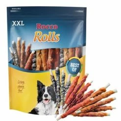 Rocco Rolls Chew Sticks - XXL Pack -Zooplus Sales Shop rocco rolls bestof xxl 1000x1000 snacks 1