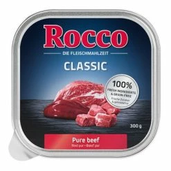 Rocco Classic Trays Saver Pack 27 X 300g -Zooplus Sales Shop rocco schalen classic rind 1000x1000 3