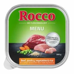 Rocco Menu Trays 9 X 300g -Zooplus Sales Shop rocco schalen menue gefluegel 1000x1000 1