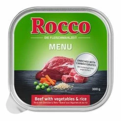 Rocco Menu Trays Saver Pack 27 X 300g 10 Rocco Menu Trays Saver Pack 27 X 300g -Zooplus Sales Shop rocco schalen menue rind 1000x1000 5 1