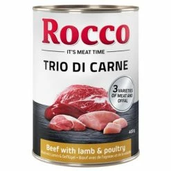 Rocco Classic Trio Di Carne Saver Pack 24 X 400g -Zooplus Sales Shop rocco triodicarne beeflambpoultryl 400g 1000x1000 7