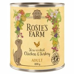 Rosie's Farm Saver Pack 24 X 800g 14 Rosie's Farm Saver Pack 24 X 800g -Zooplus Sales Shop rosie sfarm adult chickenturkey 800g 1000x1000 0 2