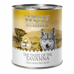 Wolf Of Wilderness Adult "The Taste Of" 6 X 800g -Zooplus Sales Shop savanna 800g 1000x1000 9