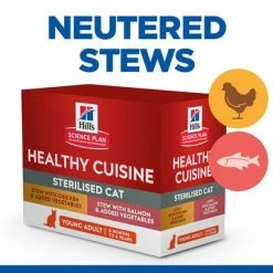 Hill's Science Plan Adult Sterilised Healthy Cuisine With Chicken & Salmon
