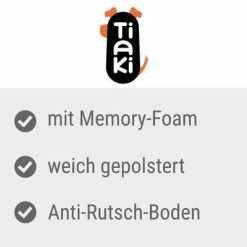 TIAKI Dog Mattress Memory Foam, Beige -Zooplus Sales Shop tiaki hundematratze memory foam braun usps 5