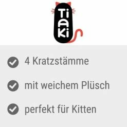 TIAKI Cat Tree Maly 13 TIAKI Cat Tree Maly -Zooplus Sales Shop tiaki kratzbaum maly usps 1