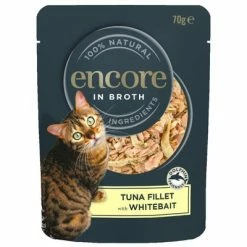 Encore Cat Broth Pouch Saver Pack 48 X 70g 17 Encore Cat Broth Pouch Saver Pack 48 X 70g -Zooplus Sales Shop wcf tuna fillet whitebait broth pouch front 1