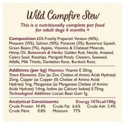 Lily's Kitchen Wild Campfire Stew -Zooplus Sales Shop wild campfire stew info 4