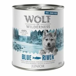 Wolf Of Wilderness Junior "Free-Range" 6 X 800g