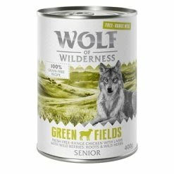 Wolf Of Wilderness Senior "Free-Range" 6 X 400g -Zooplus Sales Shop wow freerange senior greenfields 400g 1000x1000 2 0