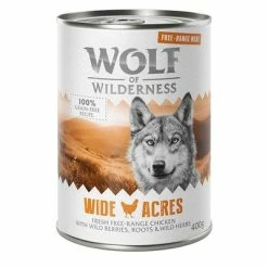 Wolf Of Wilderness Adult "Free-Range" 12 X 400g -Zooplus Sales Shop wow freerange wideacres 400g 1000x1000 3