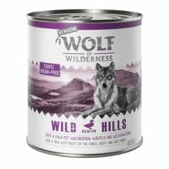 Wolf Of Wilderness Senior Saver Pack 24 X 800g -Zooplus Sales Shop wow senior wildhills 800g 1000x1000 0