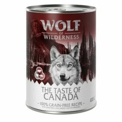 Wolf Of Wilderness Adult "The Taste Of" 6 X 400g -Zooplus Sales Shop wow tasteof canada 400g 1000x1000 6