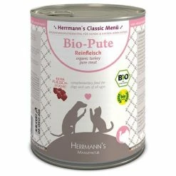 Herrmann's Organic Meat 6 X 800g -Zooplus Sales Shop zp c2 bio pute reinfleisch 800x800 3